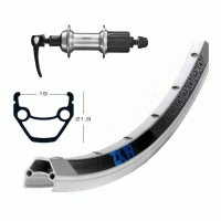 Roue Arrière 26 Pouces Avec Moyeu Shimano Acera Et Jante Exal ZX 19